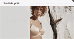 Desktop Screenshot of dianeslingerie.com